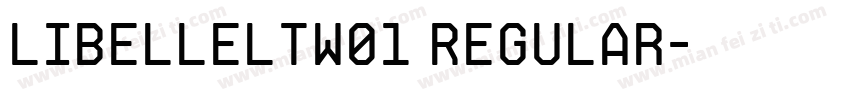 LibelleLTW01 Regular字体转换
